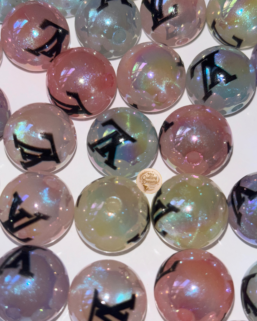 Designer Inspired Acrylic Beads