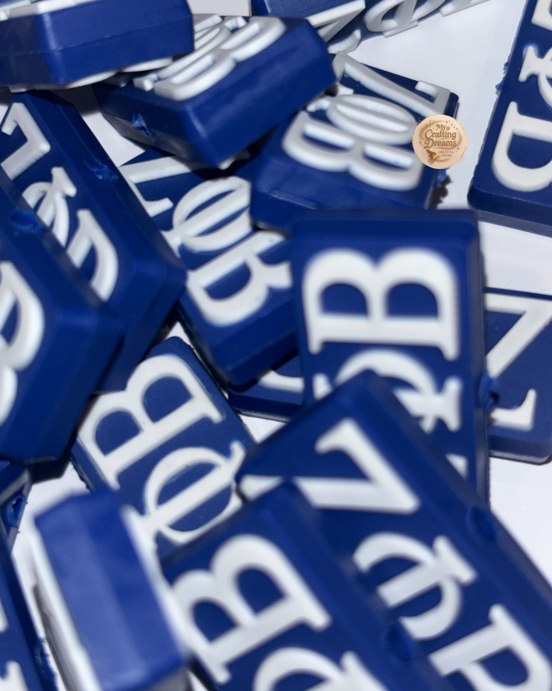 Rubber Sorority-Inspired Focal Beads – Soft, Stylish, & Sisterhood Approved