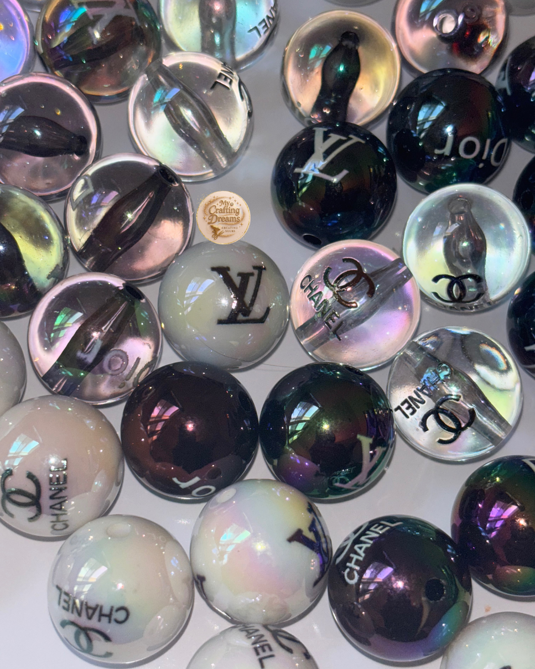 Designer Inspired Acrylic Beads