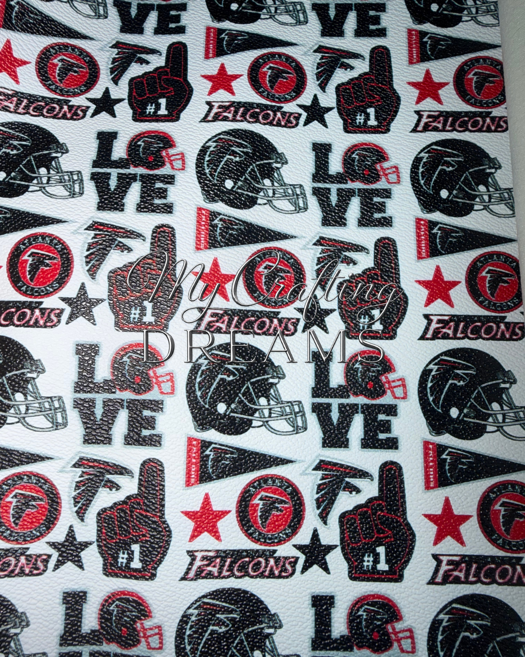Sports NFL Theme Faux Leather Sheets