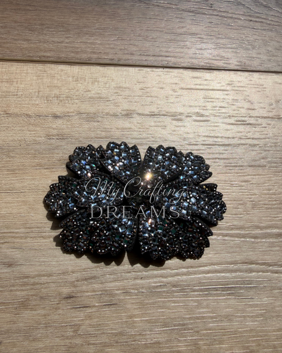 Rhinestone Floral Appliques