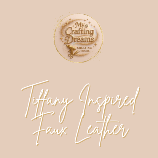 Tiffany Inspired Faux Leather