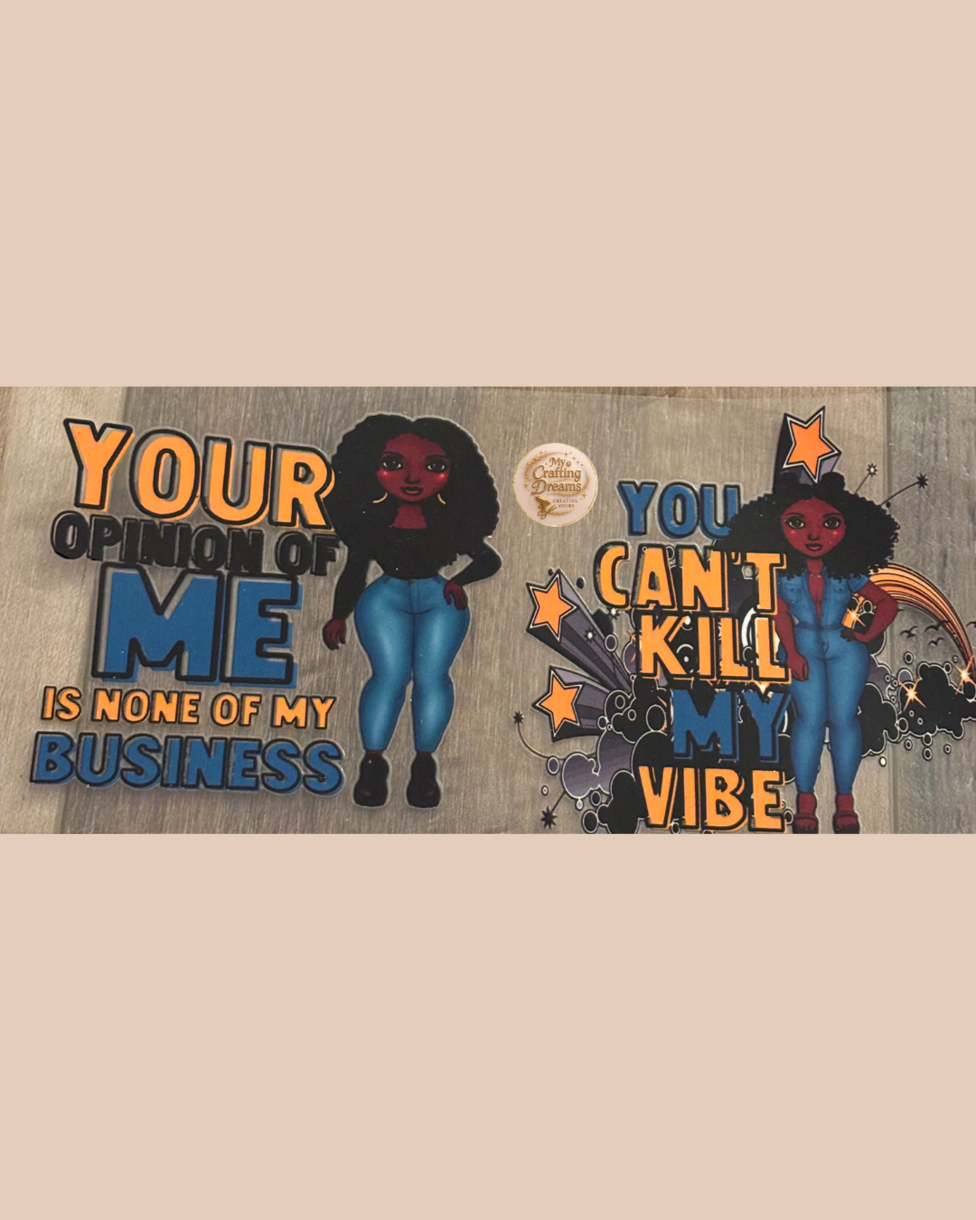 ✝️✨ Black Women Empowerment & Faith UV DTF Wraps Buy 8 Get 2 Free Mix & Match