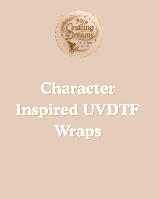Character UV DTF  Transfers Buy 8 Get 2 Free Mix & Match