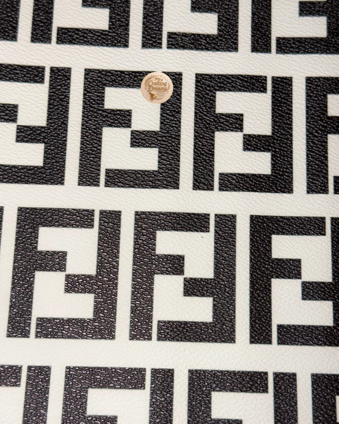 Fendi Inspired Faux Leather Sheets