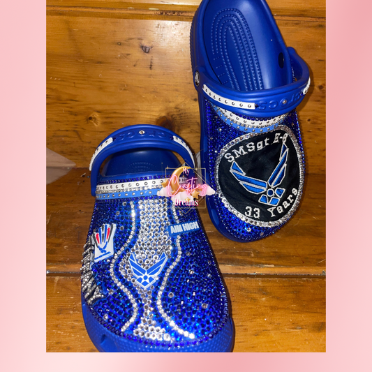 Custom Bling Clog-Style Shoes (Shoes Included) – Fully Customized Designs