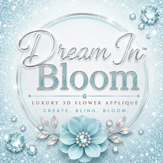 Dream In Bloom™ Luxury 3D Flower Applique