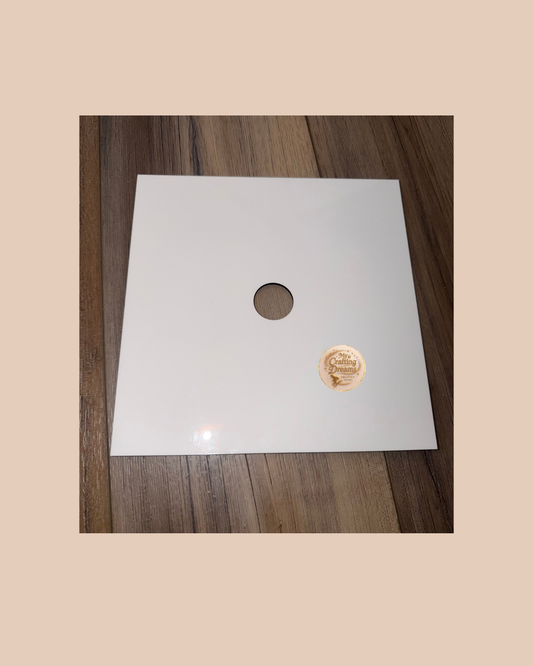 Blank Sublimation Cap Toppers – Self Seal (8.65" x 8.65")