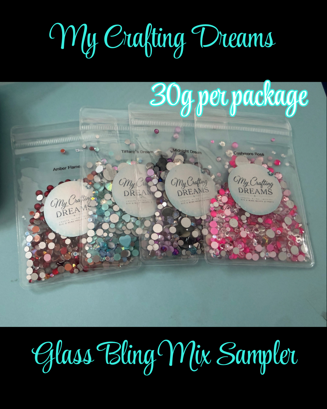 The Dream Mix Mini Collection Limited Edition Glass Bling Sampler