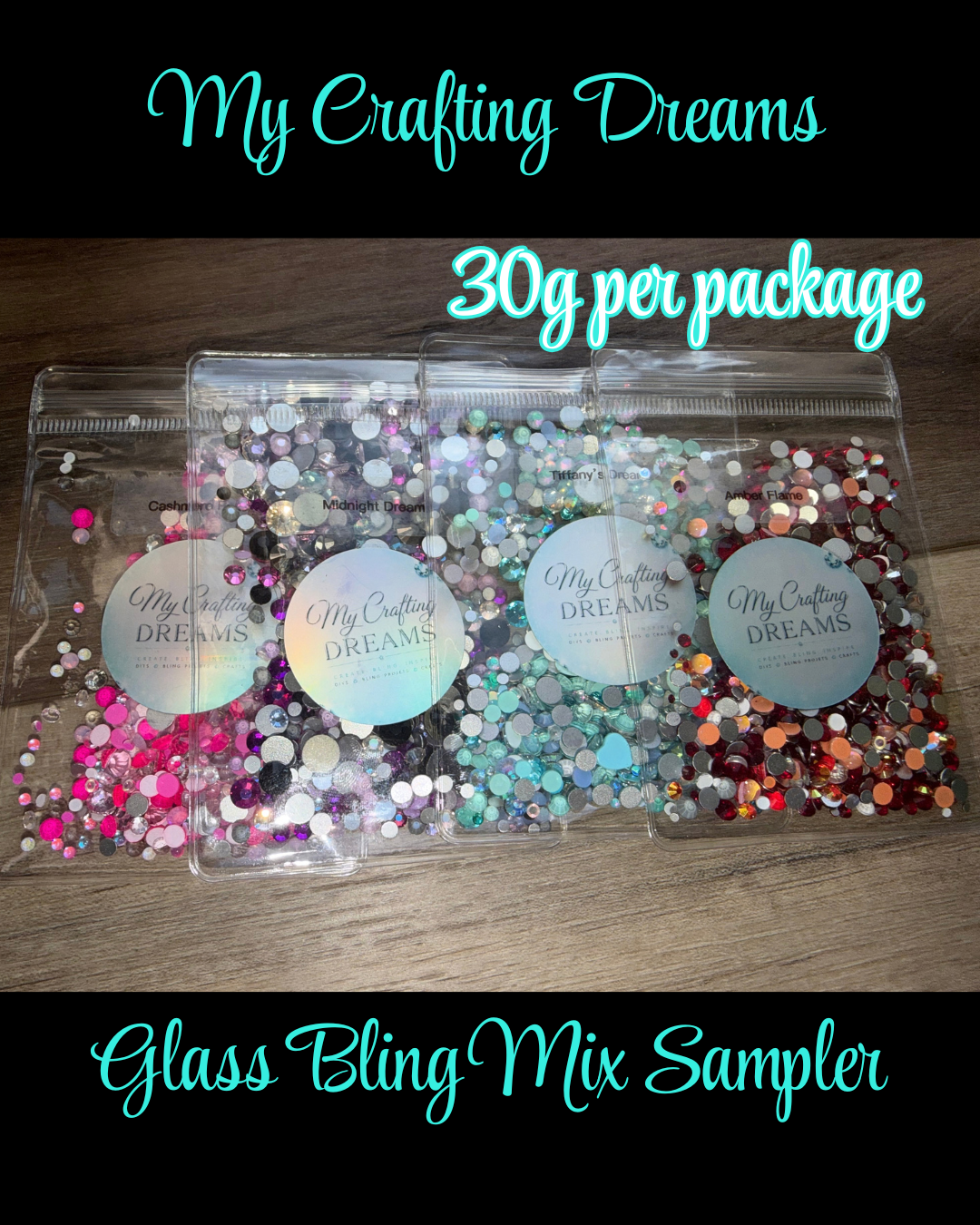The Dream Mix Mini Collection Limited Edition Glass Bling Sampler