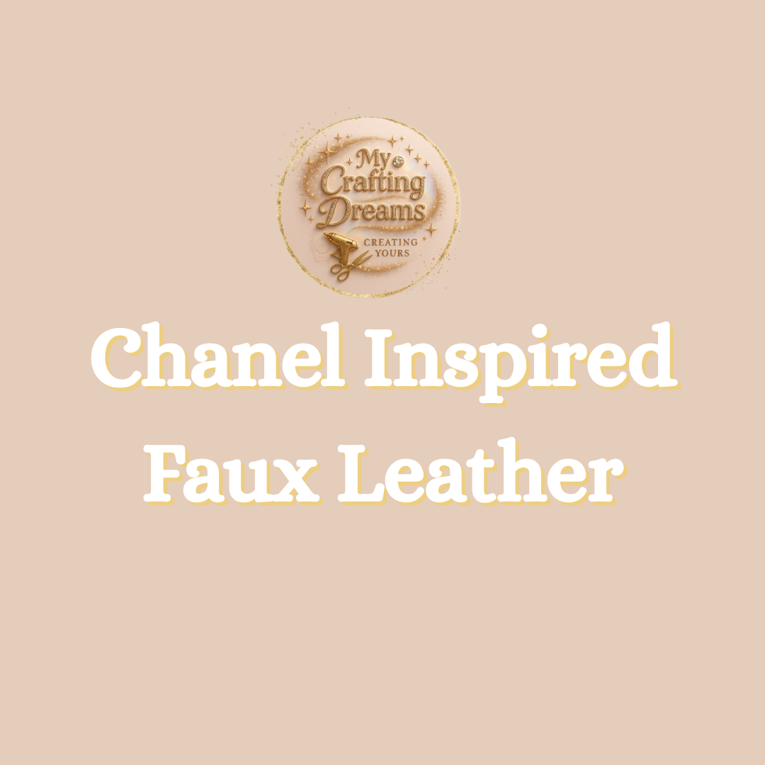 Chanel Inspired Faux Leather Sheets