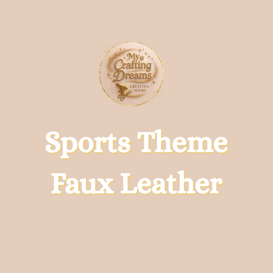 Sports Theme Faux Leather Sheets