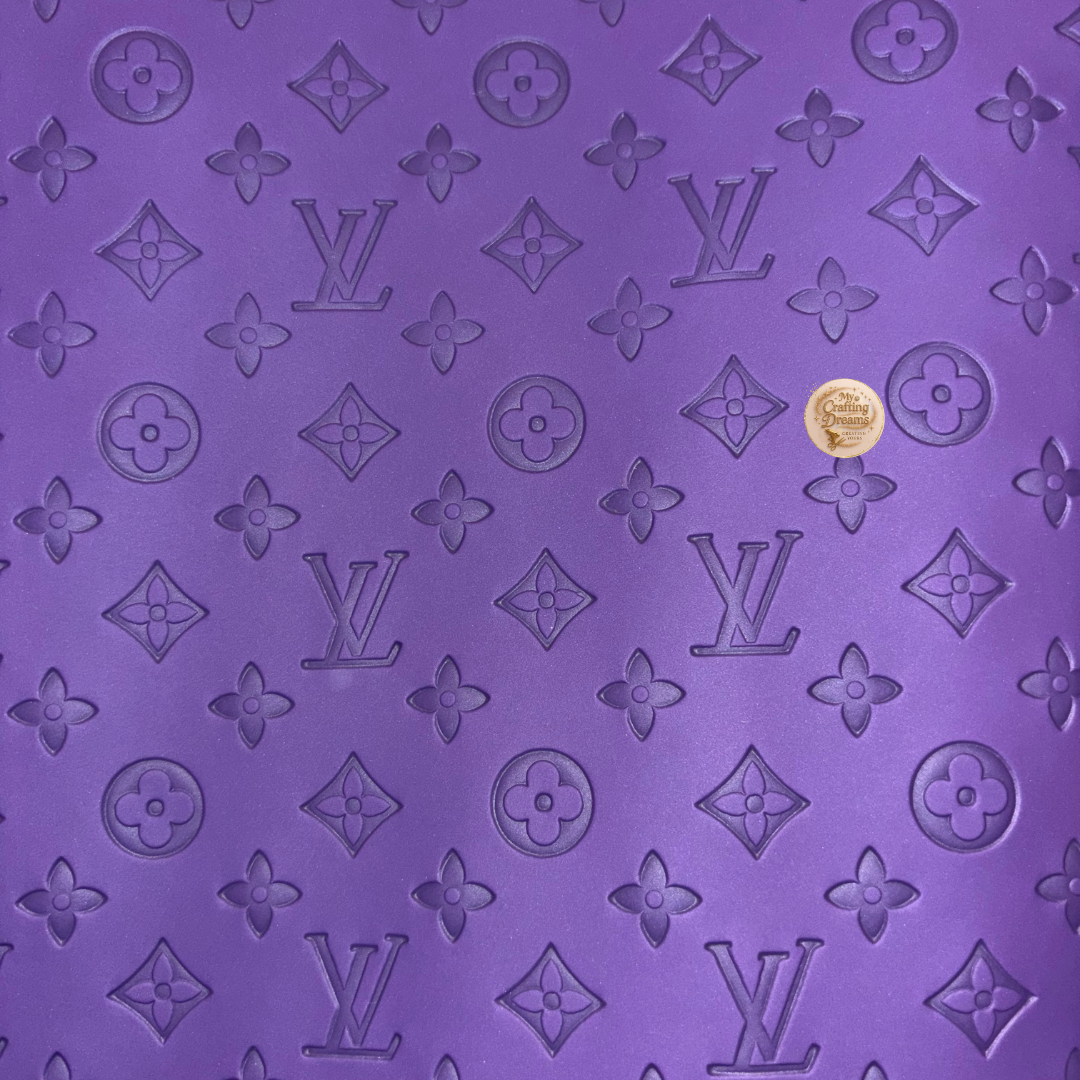 LV Inspired Faux Leather Sheets