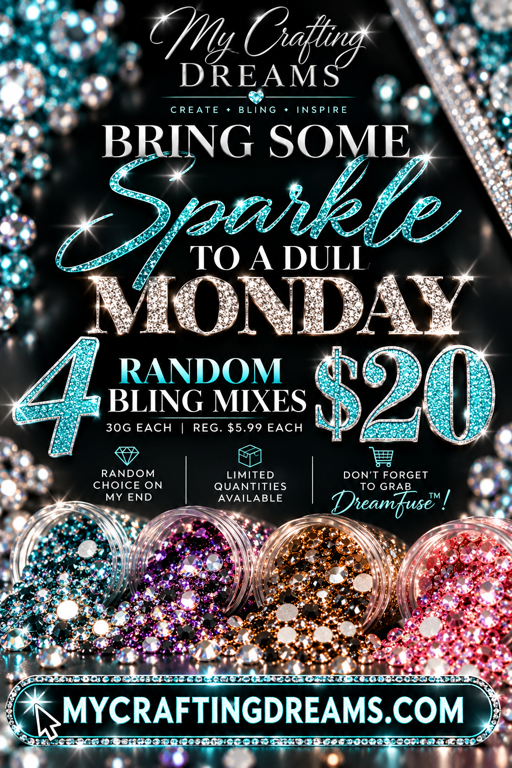 Monday Sparkle Surprise ✨ | 4 Random Bling Mixes for $20