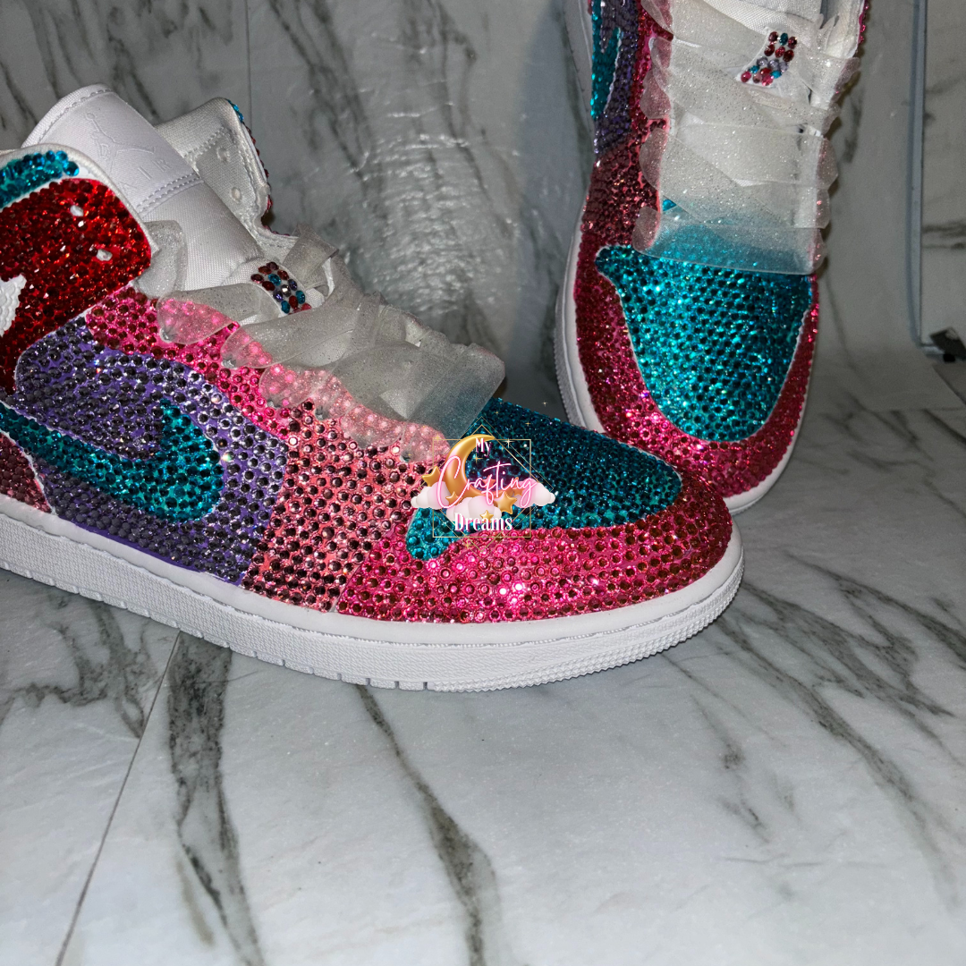 Bling nikes discount