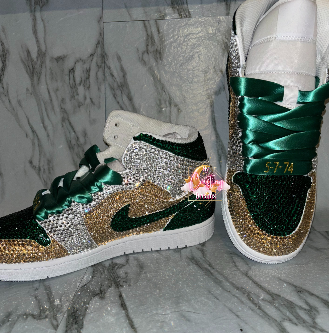 Full Bling Jordan1 s Nike Dunks Pricing Includes Shoes