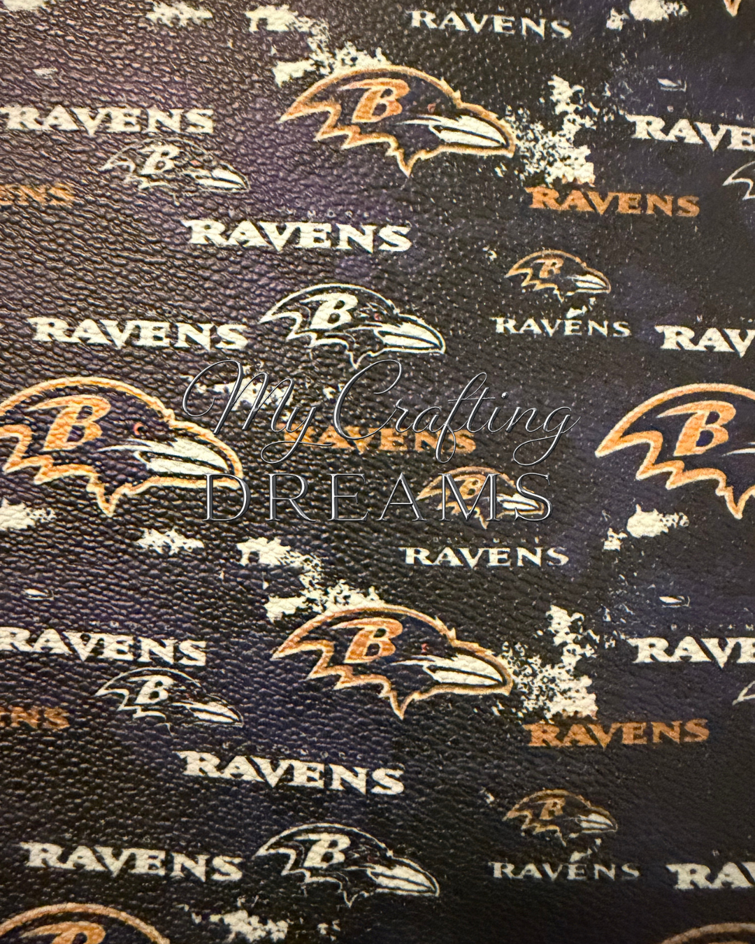 Sports NFL Theme Faux Leather Sheets