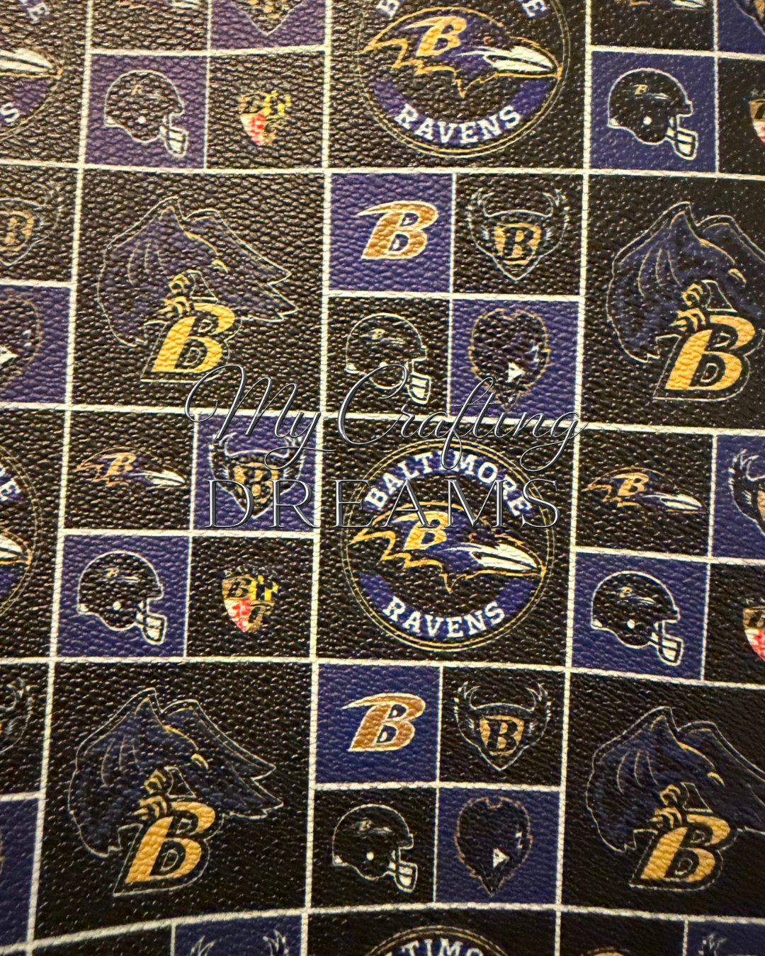 Sports NFL Theme Faux Leather Sheets