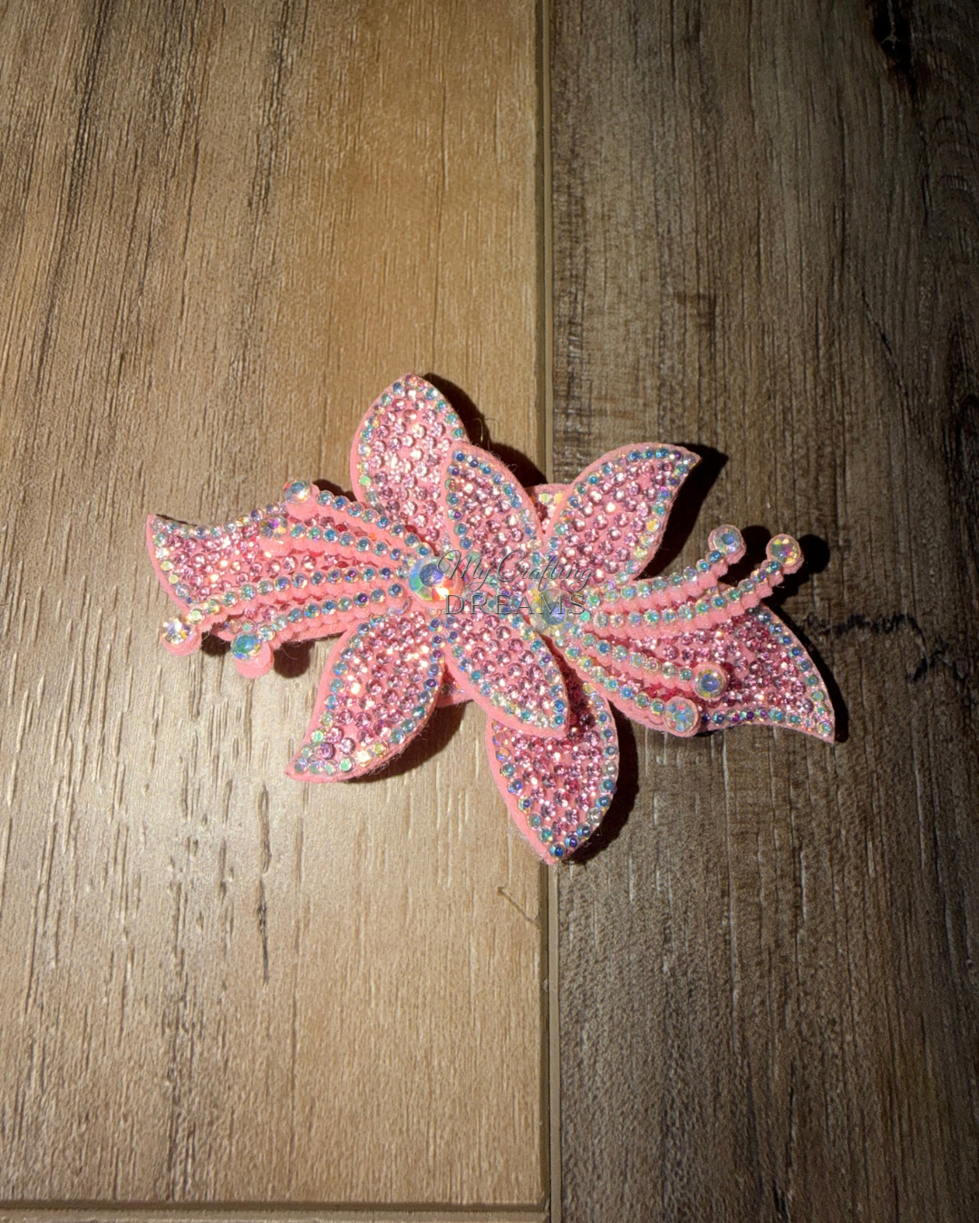 Rhinestone Floral Appliques