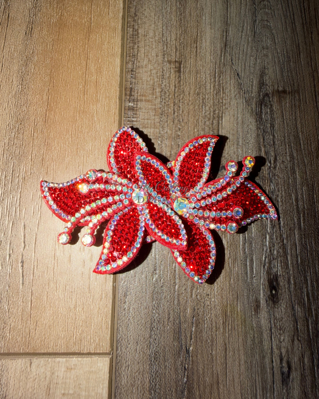 Rhinestone Floral Appliques