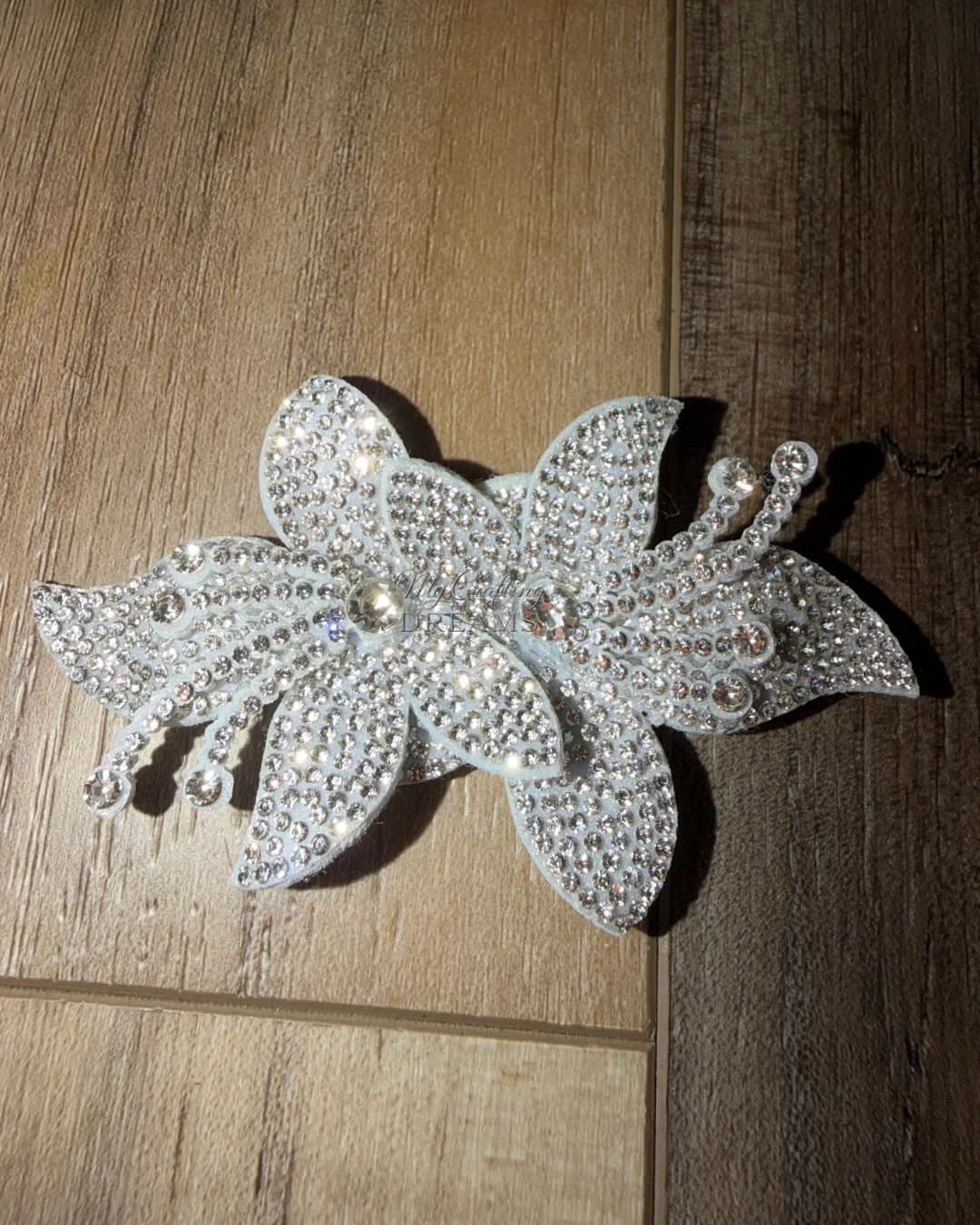 Rhinestone Floral Appliques
