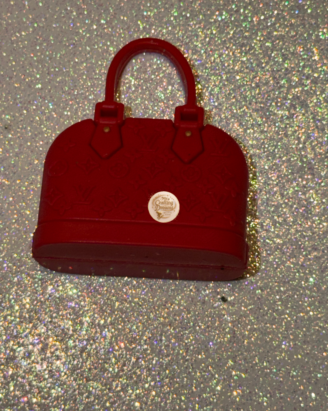 🤎 LV-Inspired Metal Charms (Flatback)