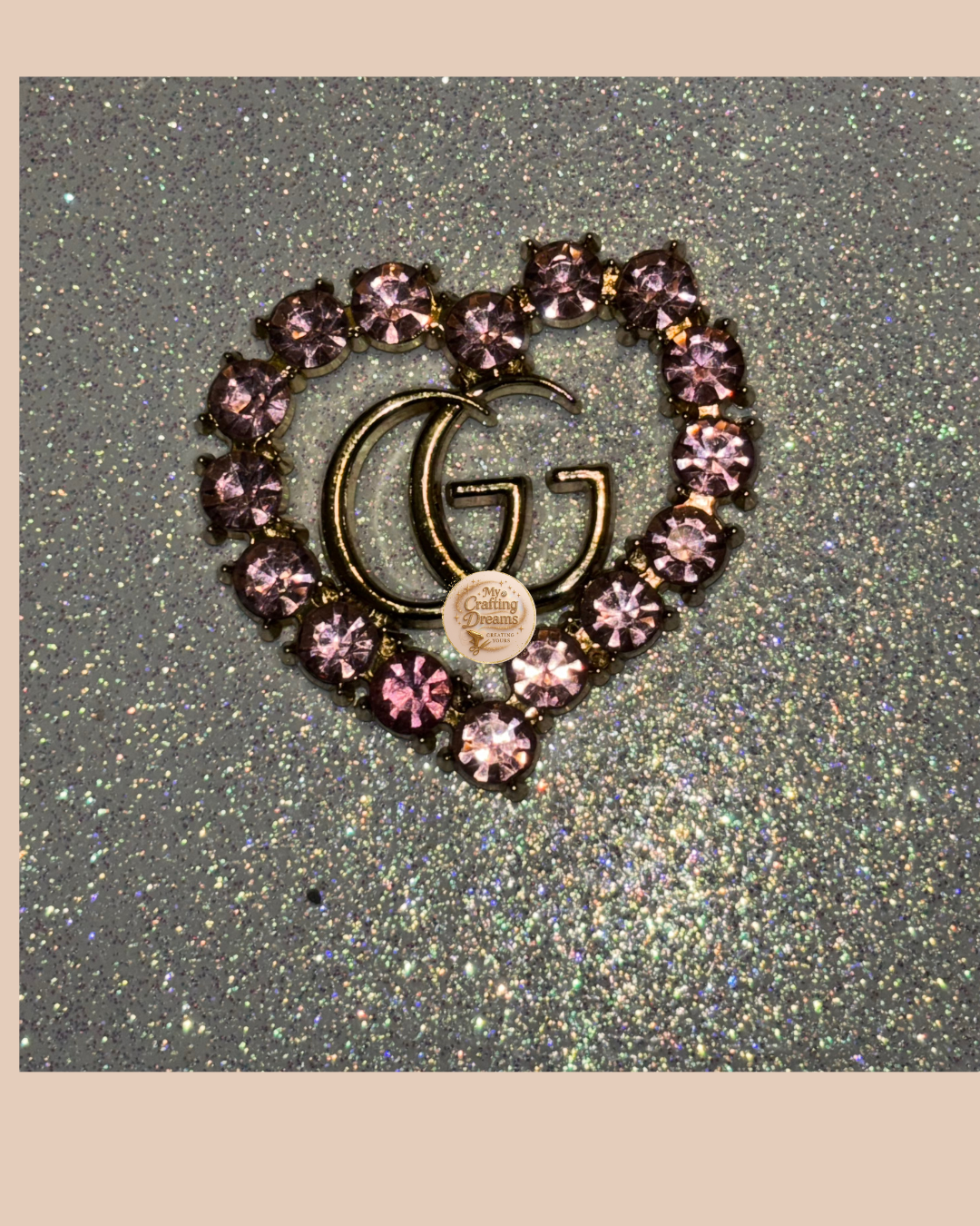 💚❤️ Gucci-Inspired Metal Charms (Flatback)