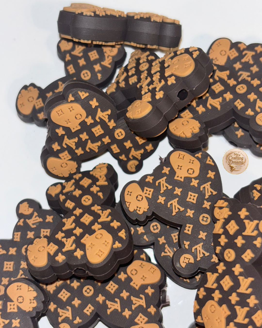 Designer-Inspired Rubber Focal Beads – Bougie on a Budget