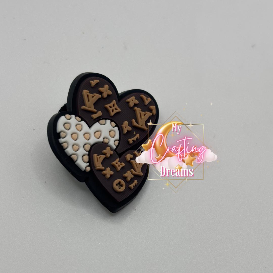 Designer Inspired Rubber Croc Charms