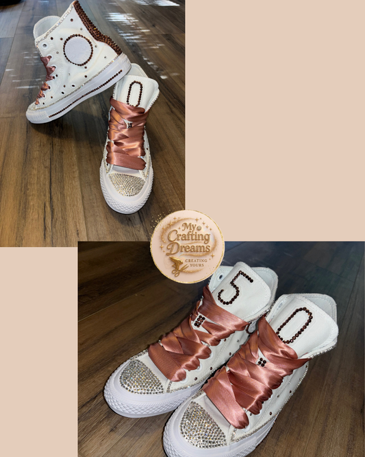 Custom Bling Converse (Shoe is included in the pricing)