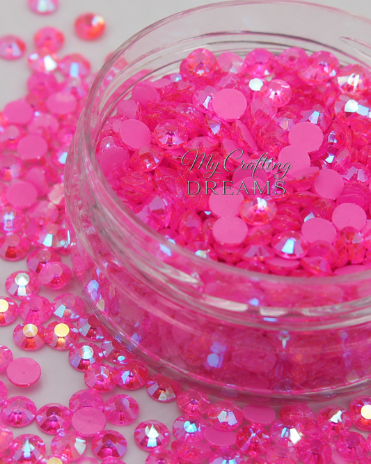 Prismatic Pink™ AB Resin Rhinestones | SS16 (1440 Pieces)