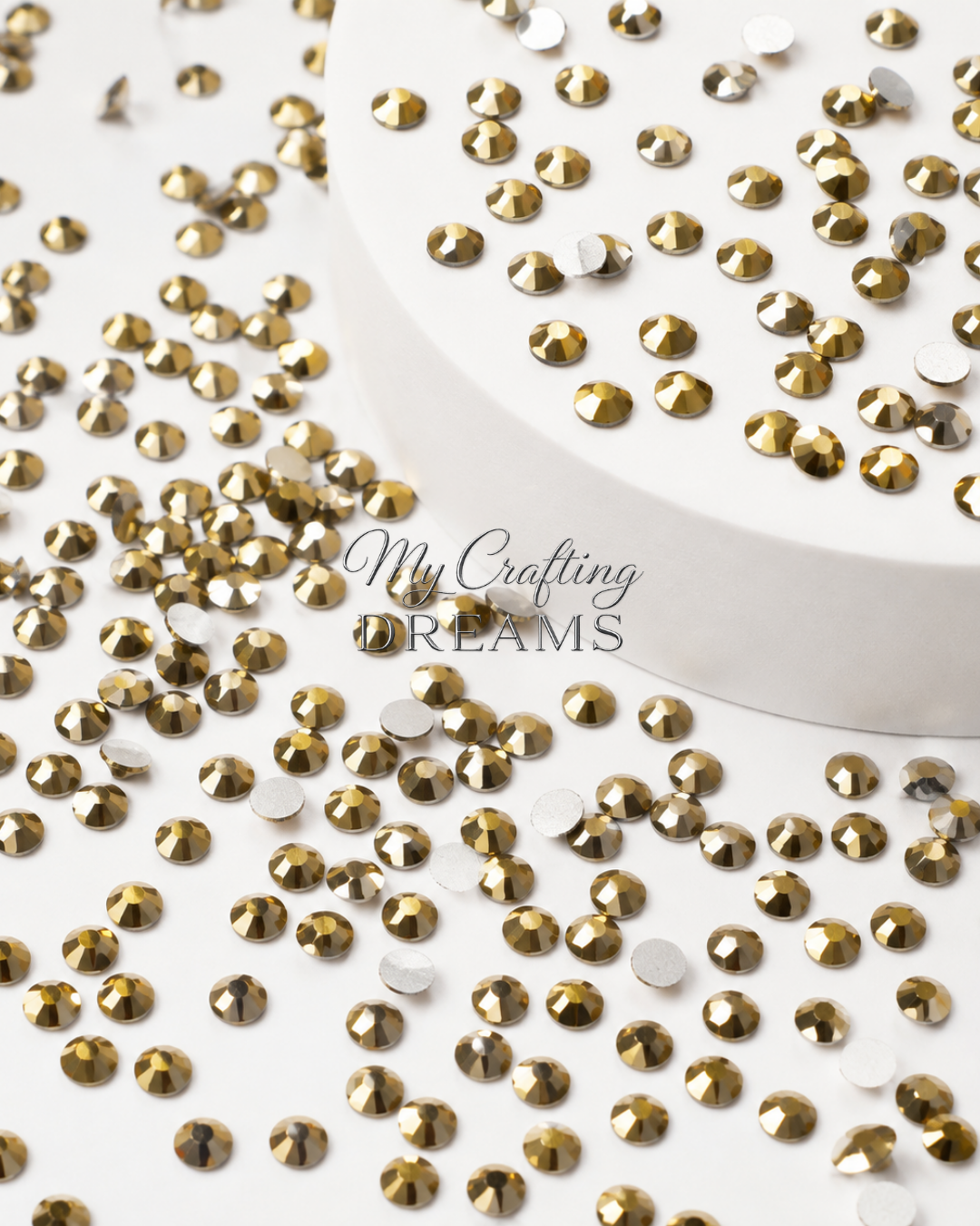 Golden Hour (Gold Glass Rhinestones)