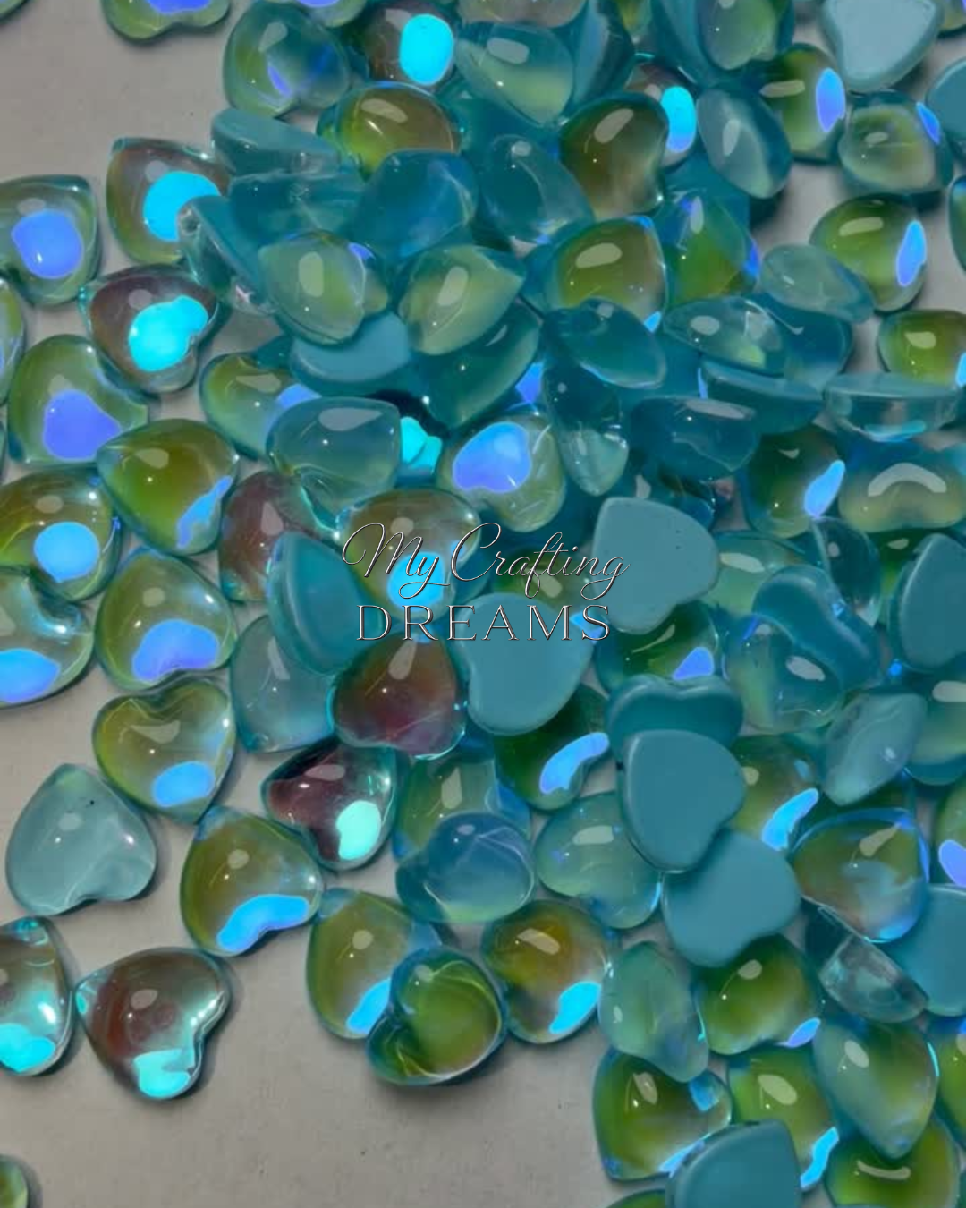 Heart Shaped Glass Mermaid Tears