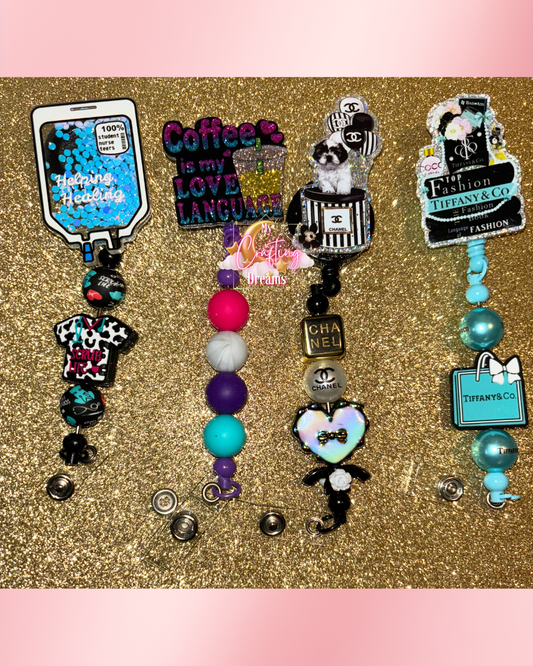 Custom Badge Reels Ready to Ship/Pick & Custom (please read the description)