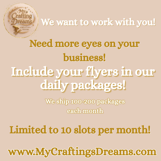 Get Your Business Featured in Our Monthly Mailers! (Please read the description PRIOR to purchasing)