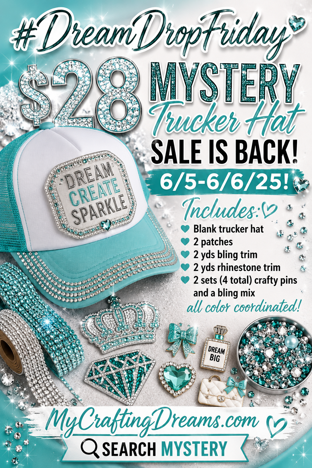 Mystery Trucker Hat #DreamDropFriday 6/5-6/6 ONLY!