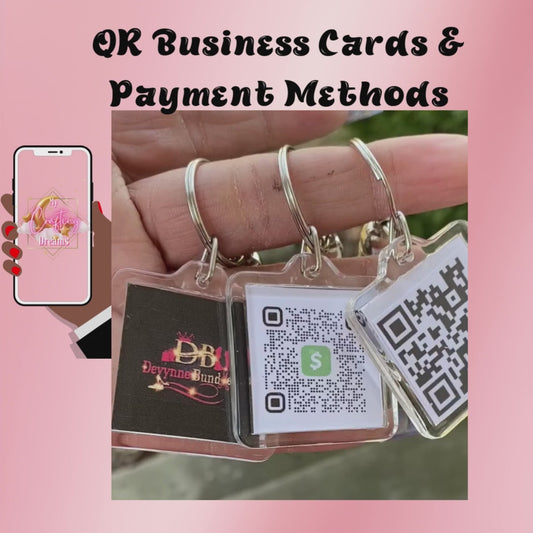 QR Business Card/Payment Keychain